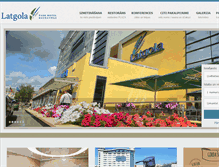 Tablet Screenshot of hotellatgola.lv